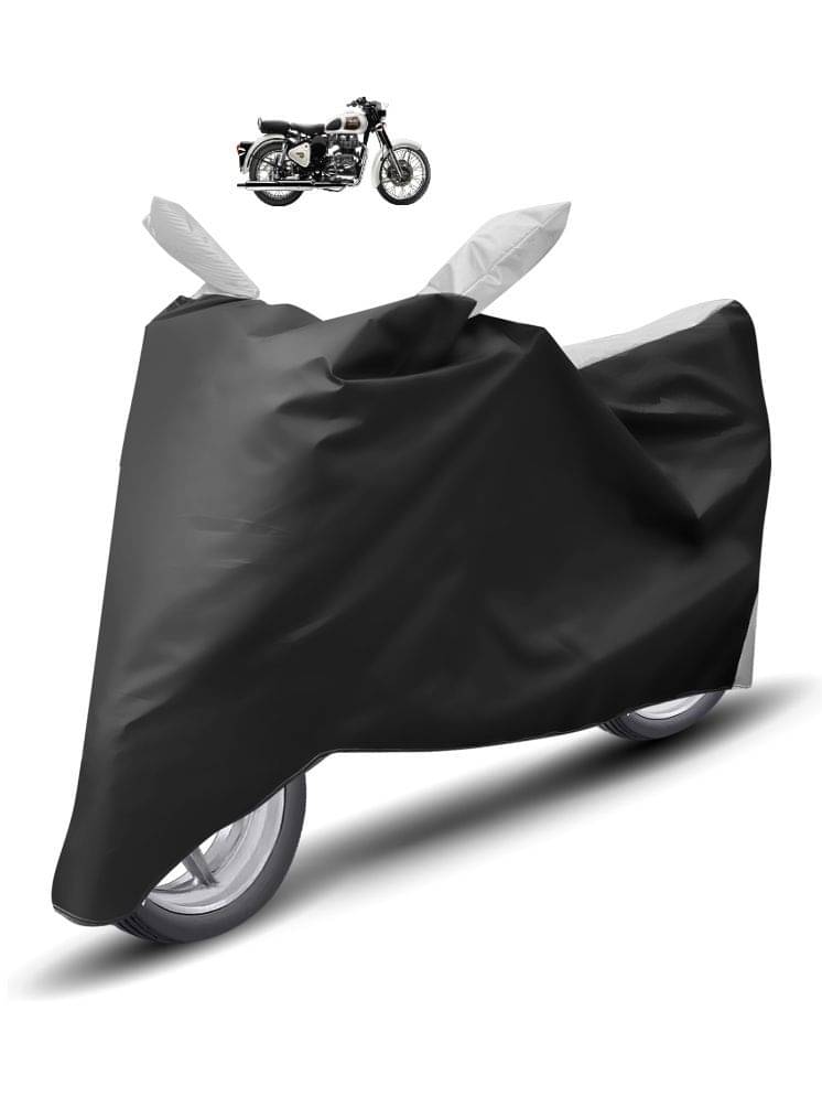 Auto Hub Bike Body Cover for Royal Enfield Classic 350 ( Pack of 1 ) , Silver Auto Hub Bike Body Cover for Royal Enfield Classic 350 ( Pack of 1 ) , Silver