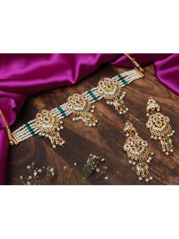     			Bhagya Lakshmi Multi Color Alloy Necklace Set ( Pack of 1 )