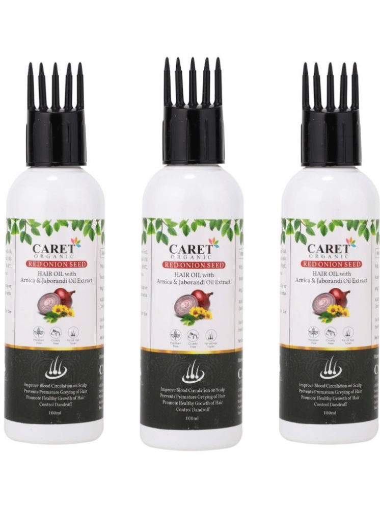 Caret Organic Scalp Treatment Onion Oil 300 ml ( Pack of 3 ) Caret Organic Scalp Treatment Onion Oil 300 ml ( Pack of 3 )