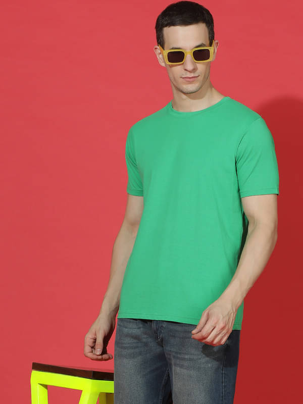     			EPPE Pack of 1 Cotton Regular Fit Men's T-Shirt ( Dark Green )