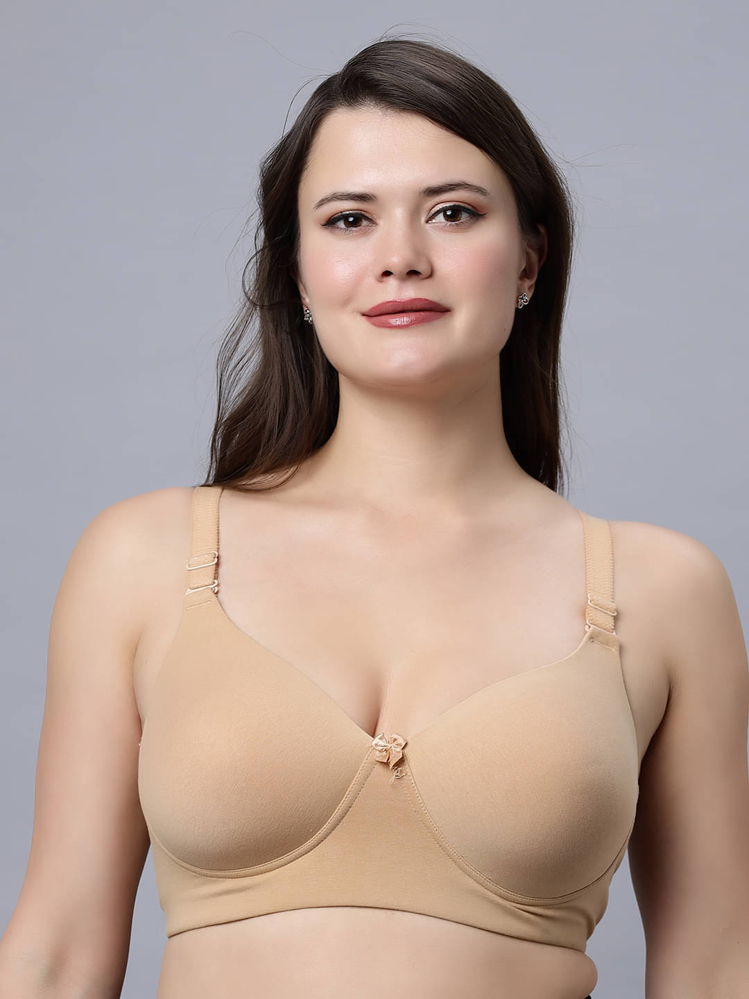 IN CARE LINGERIE Elastane Heavily Padded Women's Everyday Bra ( Beige ) ICPD-09_SKIN_D     			IN CARE LINGERIE Elastane Heavily Padded Women's Everyday Bra ( Beige ) ICPD-09_SKIN_D