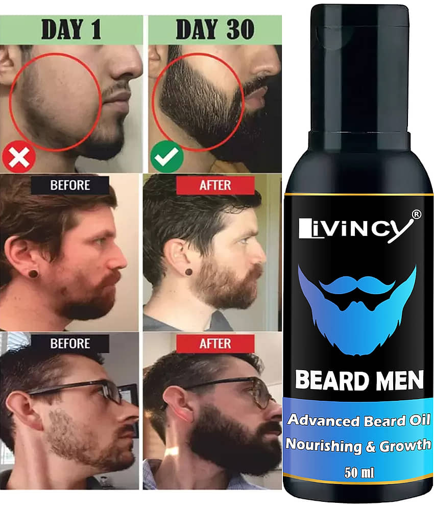 LIVINCY Argan Oil For a Shiny Beard Beard Oil 50 ml - Beard Care and Tools | Buy online on ZillyBuy