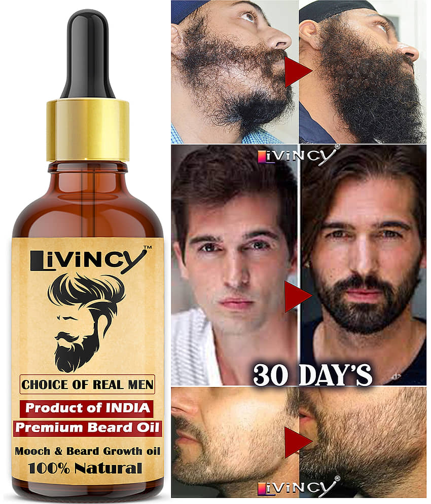 LIVINCY Jojoba Oil Growth And Softness Beard Oil 100 ml - Beard Care and Tools | Buy online on ZillyBuy