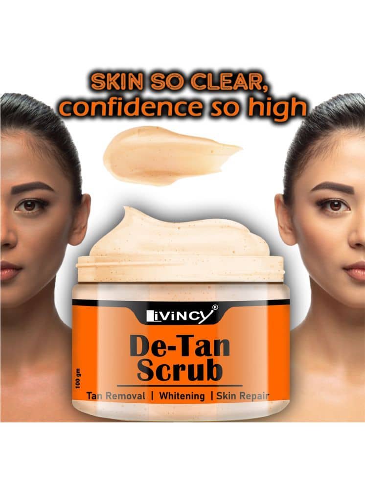 LIVINCY Softening & Smoothening Facial Scrub For Men & Women ( Pack of 1 )