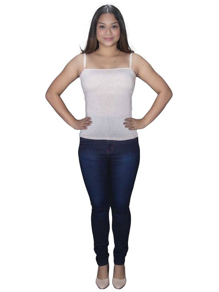 Leean Patterns Women's Cotton Blend Camisole Top ( Camel ) Leean Patterns Women's Cotton Blend Camisole Top ( Camel )