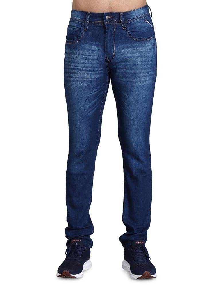 Leean Patterns Regular Fit Faded Men's Jeans - Blue ( Pack of 1 ) Leean Patterns Regular Fit Faded Men's Jeans - Blue ( Pack of 1 )