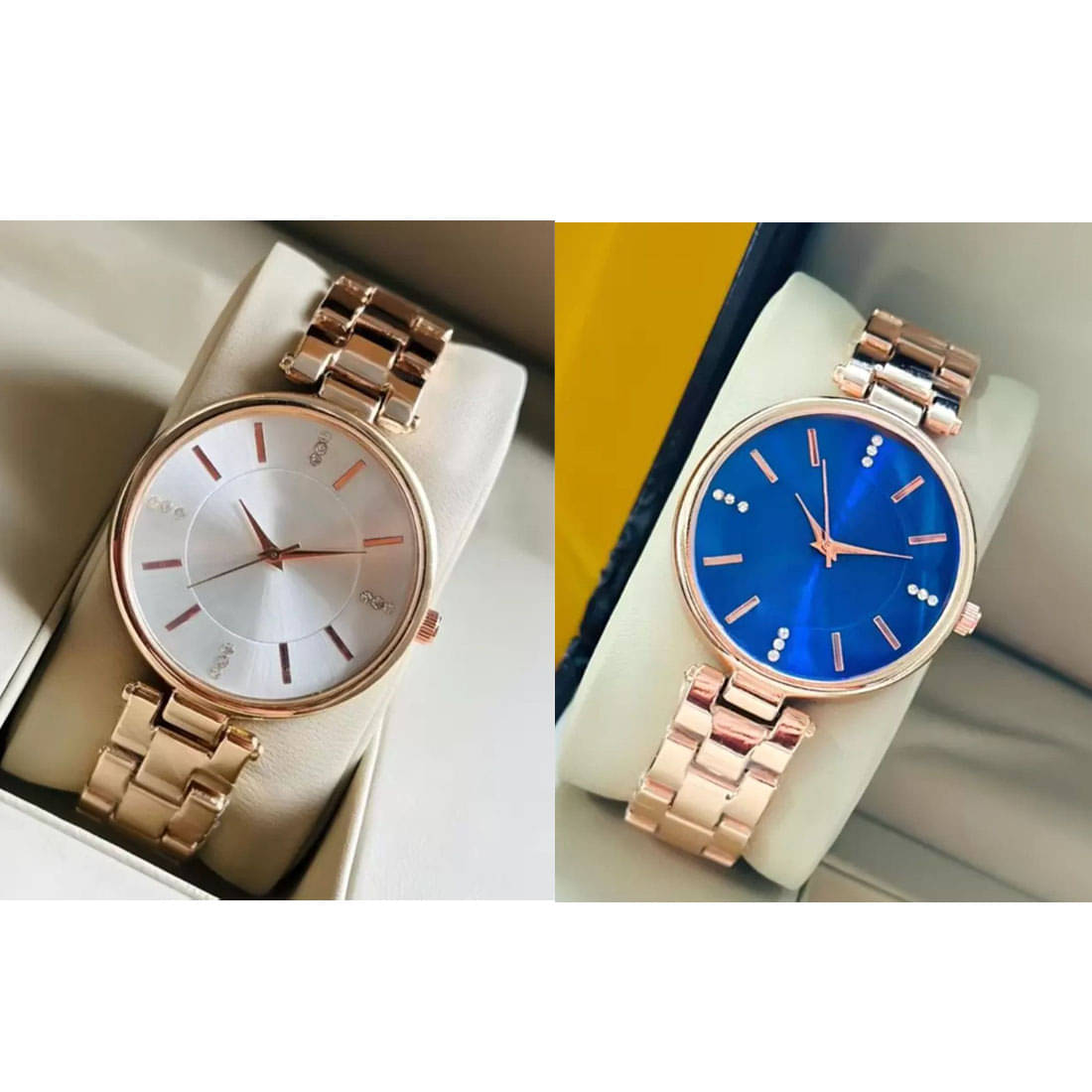     			REESKY Rose Gold Metal Analog Womens Watch