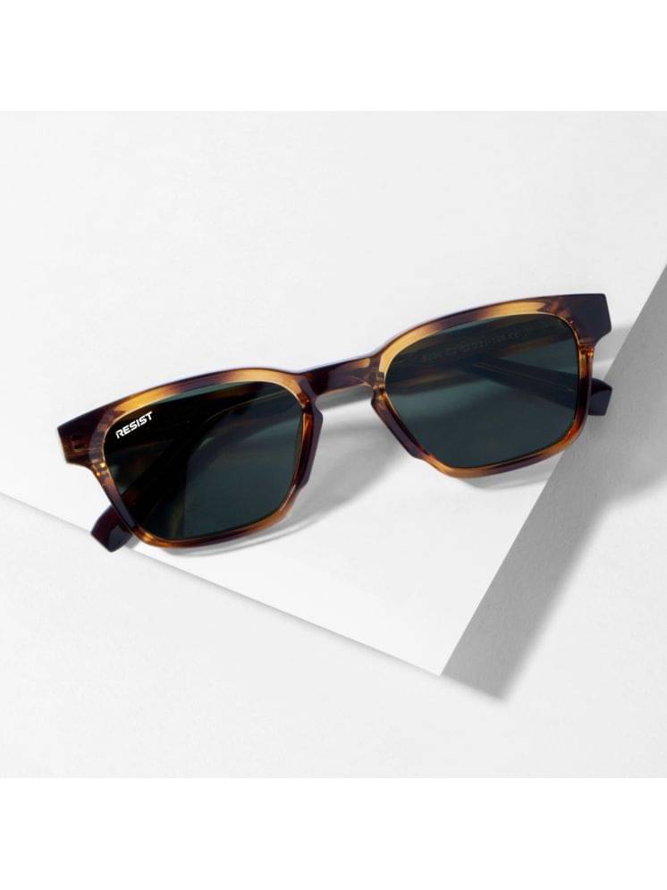 RESIST EYEWEAR Brown Rectangular Sunglasses ( Pack of 1 ) RESIST EYEWEAR Brown Rectangular Sunglasses ( Pack of 1 )