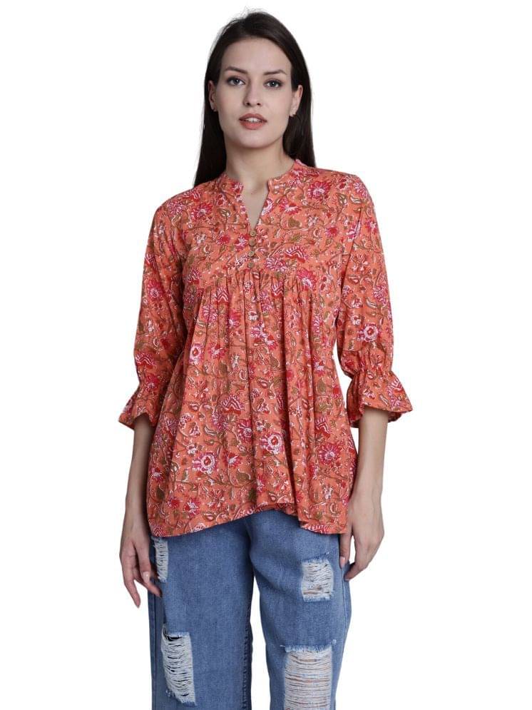     			Cotton Short Kurti For Women (Pack of 1)