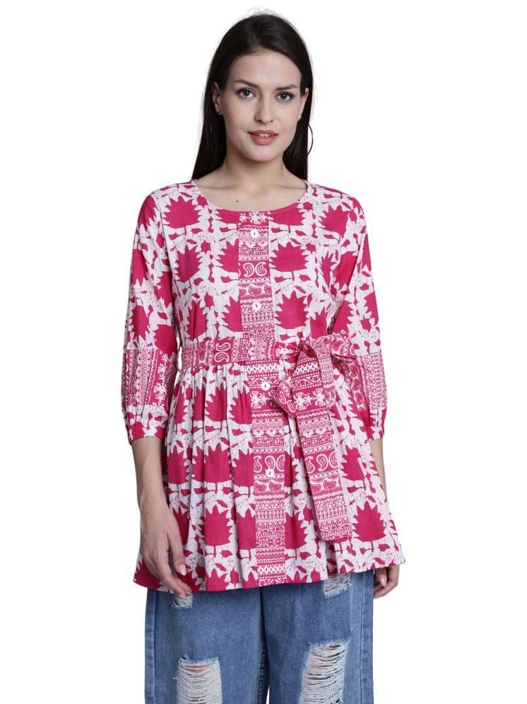     			Cotton Short Kurti For Women (Pack of 1)