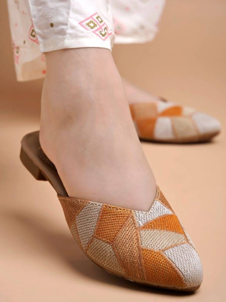 Shoetopia Orange Women's Flats     			Shoetopia Orange Women's Flats