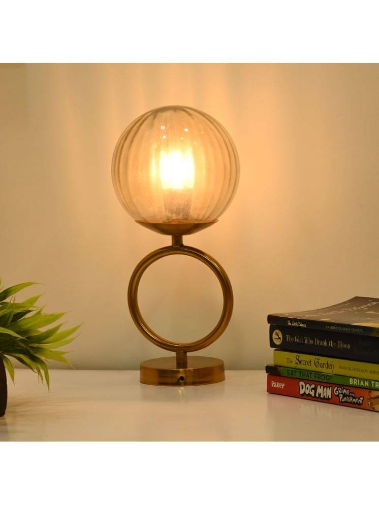 Somil Gold Decorative Table Lamp ( Pack of 1 ) Somil Gold Decorative Table Lamp ( Pack of 1 )
