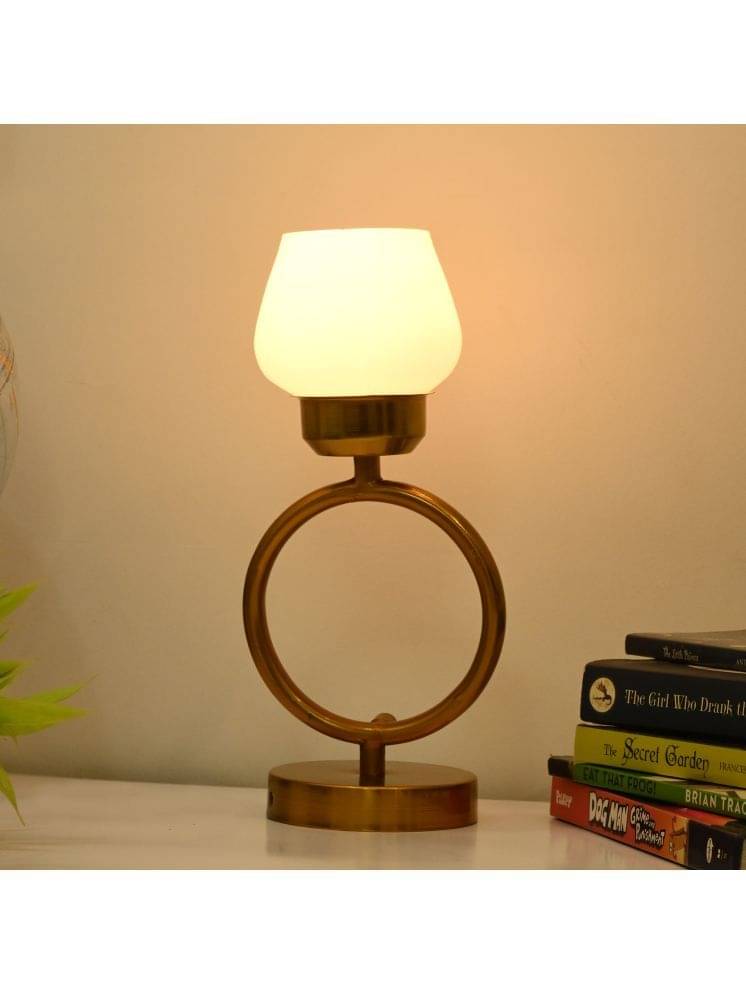     			Somil White Decorative Table Lamp ( Pack of 1 )