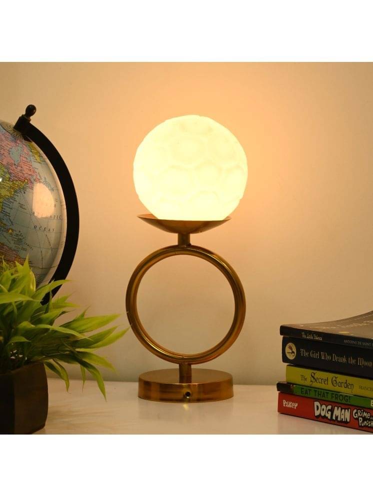 Somil White Decorative Table Lamp ( Pack of 1 ) Somil White Decorative Table Lamp ( Pack of 1 )