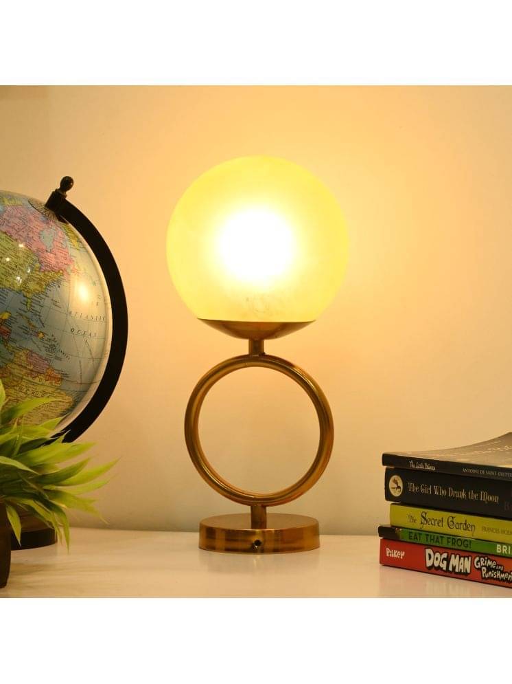 Somil Yellow Decorative Table Lamp ( Pack of 1 ) Somil Yellow Decorative Table Lamp ( Pack of 1 )