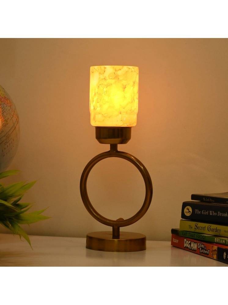     			Somil Yellow Decorative Table Lamp ( Pack of 1 )