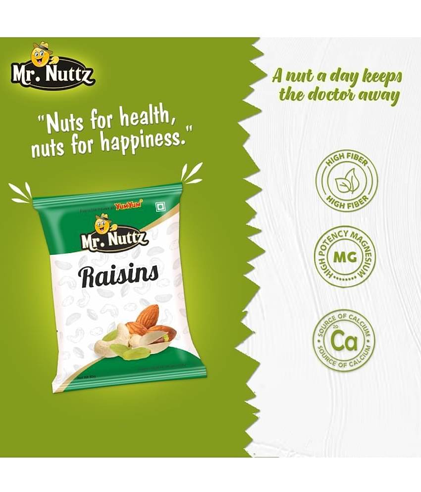 Mr.Nuttz Premium Dry Fruits - Almonds, Cashews, Raisins Combo Pack (3 x 50 g)