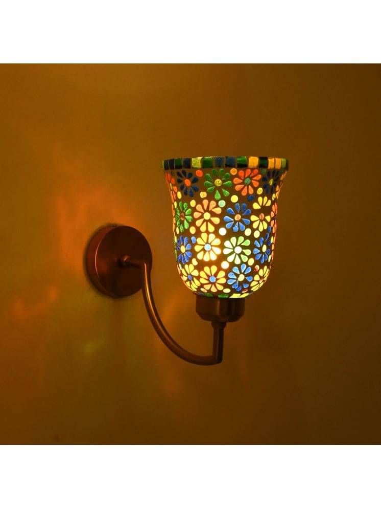     			1st Time Multicolor Up Light Wall Lamp ( Pack of 1 )