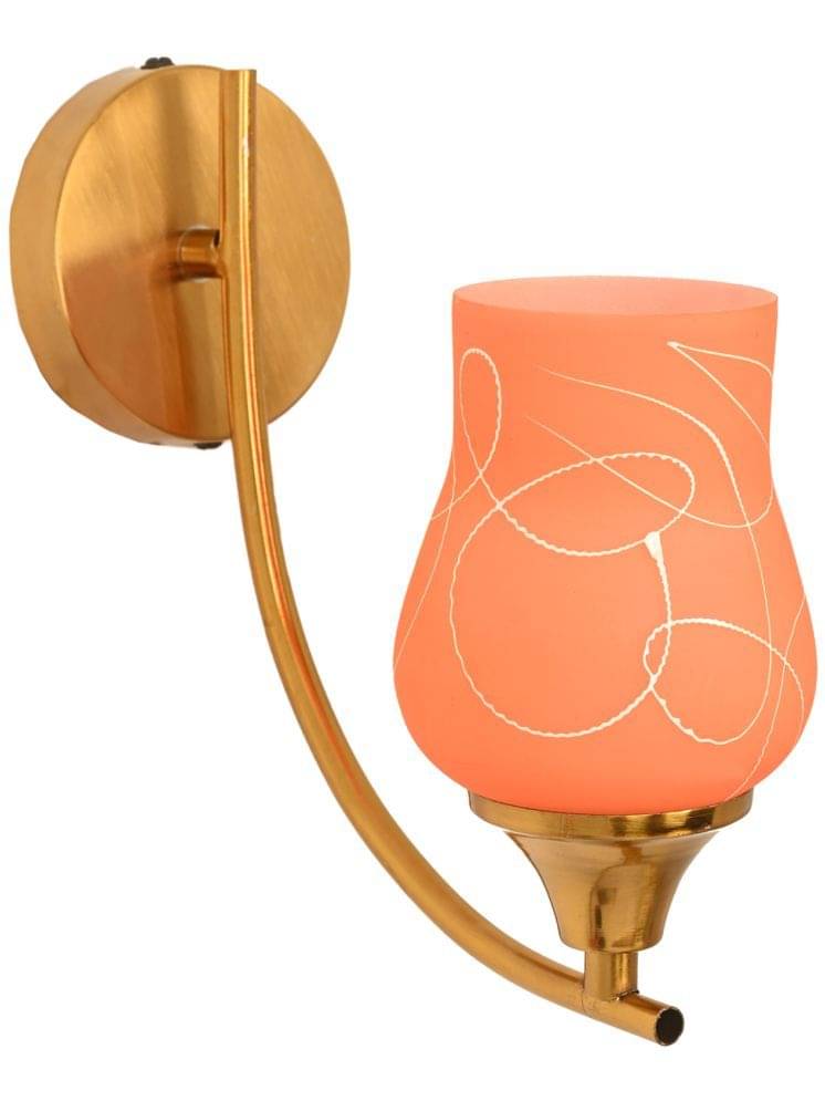 1st Time Orange Up Light Wall Lamp ( Pack of 1 ) 1st Time Orange Up Light Wall Lamp ( Pack of 1 )
