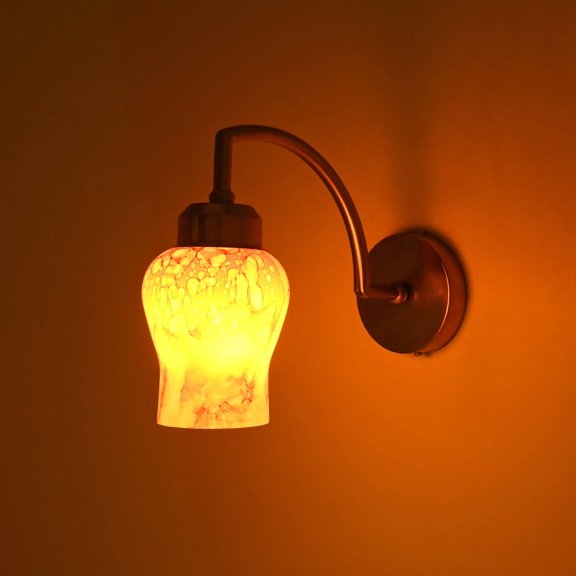     			1st Time Orange Up Light Wall Lamp ( Pack of 1 )
