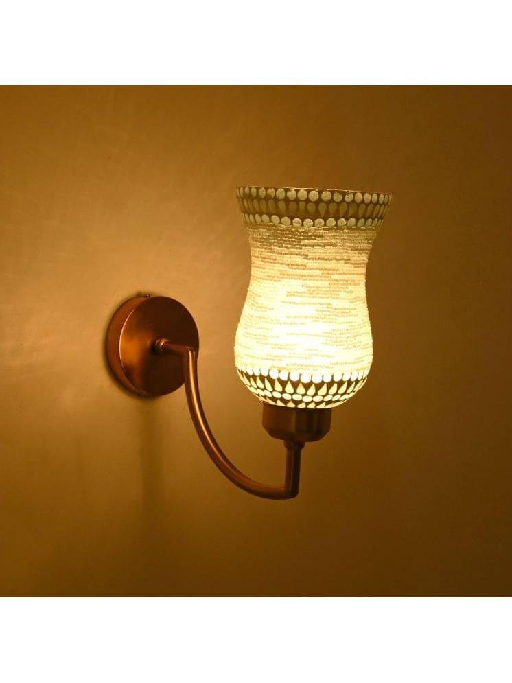     			1st Time White Up Light Wall Lamp ( Pack of 1 )