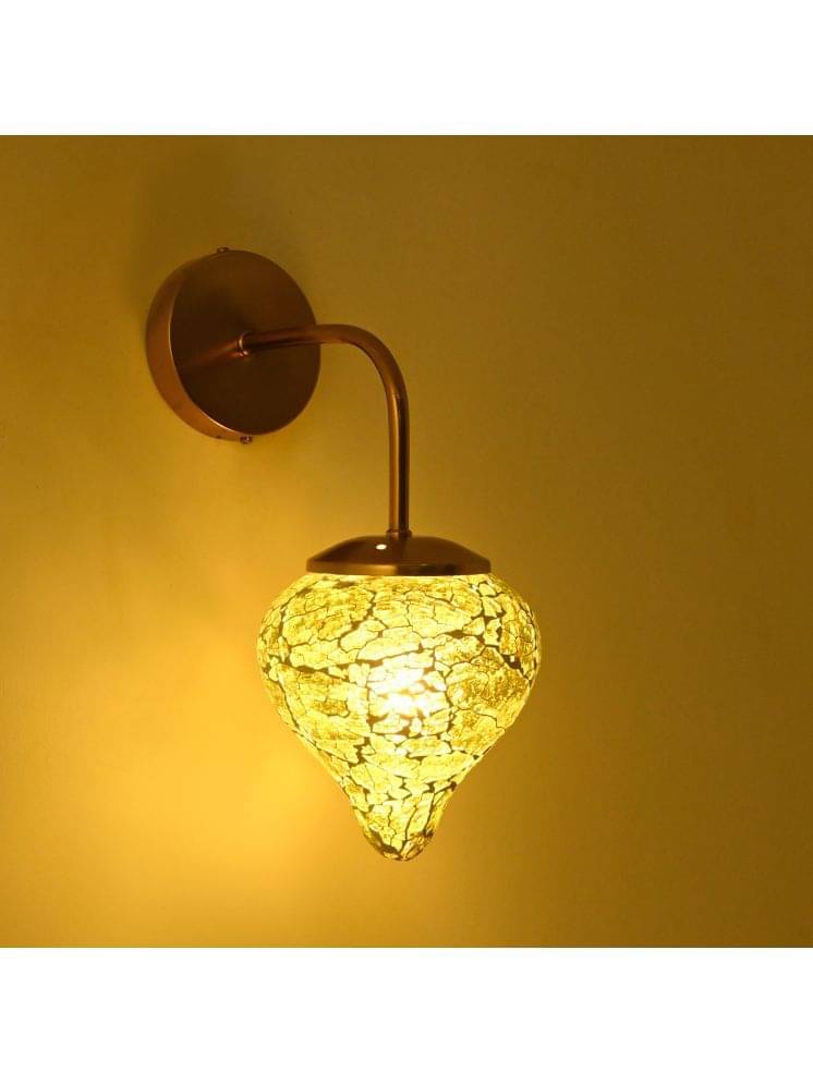     			1st Time Yellow Down Light Wall Lamp ( Pack of 1 )