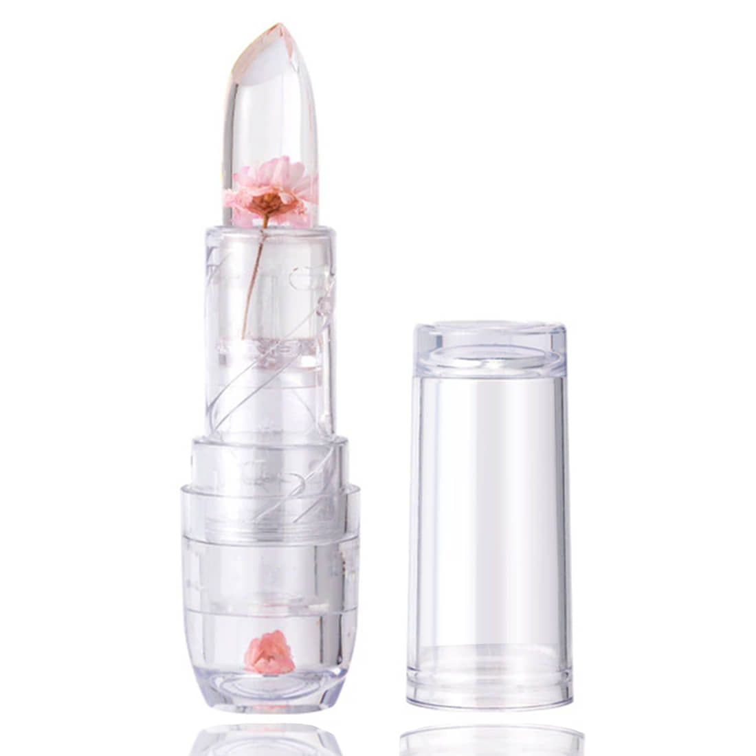 Adbeni Baby Pink Glossy Lipstick Moisture Activated Color Changing  (Assorted 1pc)