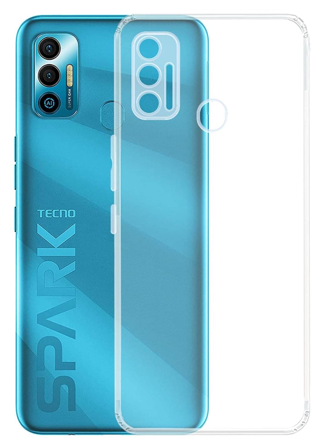 Maggzoo Plain Cases Compatible For Silicon TECNO SPARK 7 ( Pack of 1 ) Maggzoo Plain Cases Compatible For Silicon TECNO SPARK 7 ( Pack of 1 )