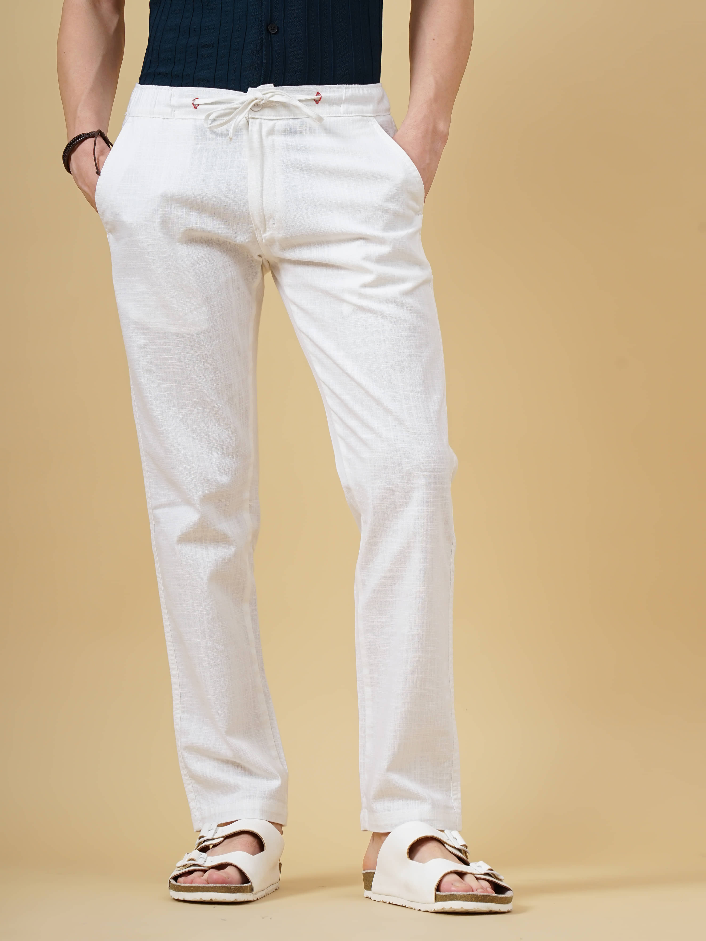 Paul Street Slim Flat Men's Chinos - Green ( Pack of 1 ) - Trousers | Buy online on ZillyBuy