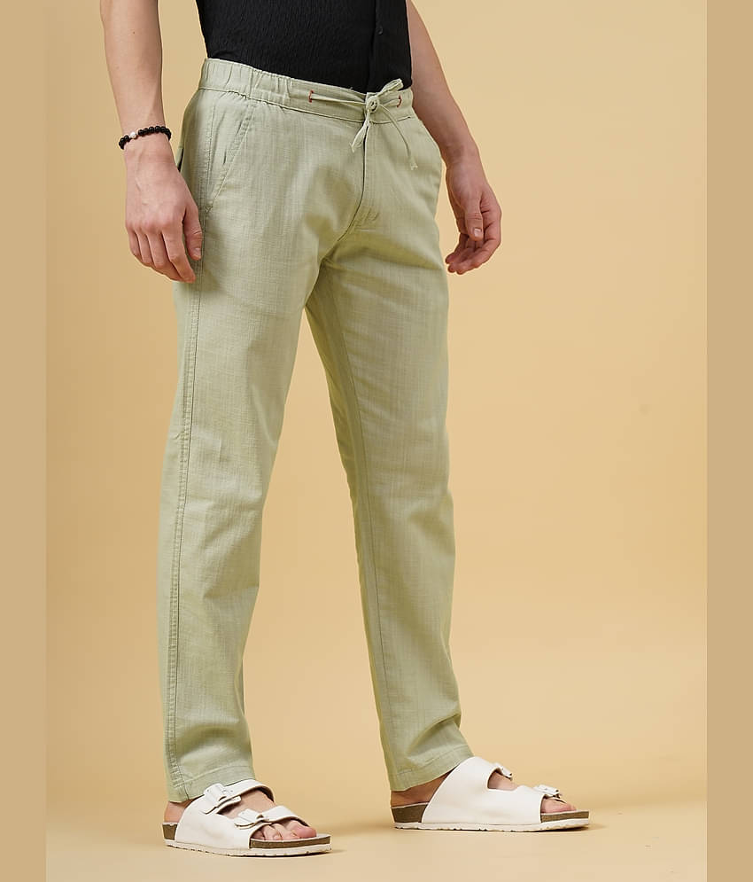 Paul Street Slim Flat Men's Chinos - Green ( Pack of 1 )