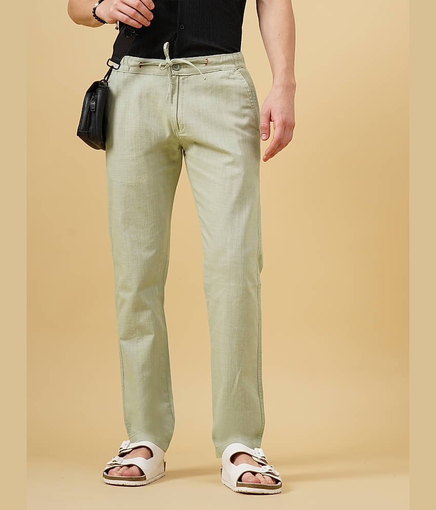 Paul Street Slim Flat Men's Chinos - Green ( Pack of 1 )