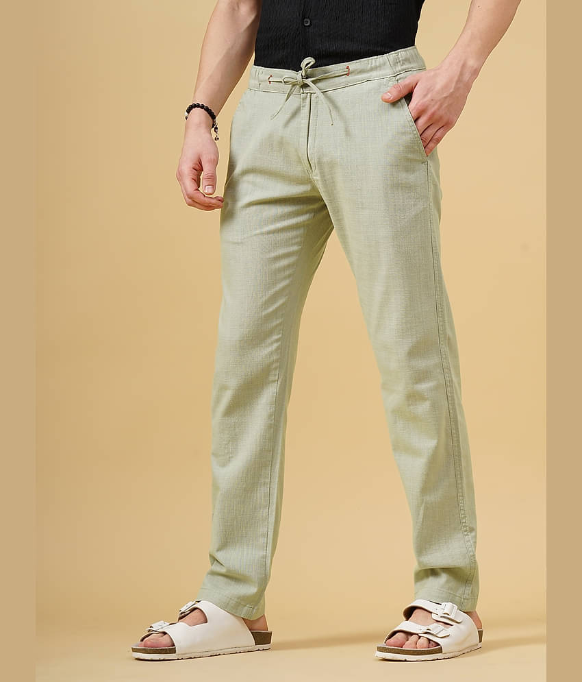 Paul Street Slim Flat Men's Chinos - Green ( Pack of 1 )