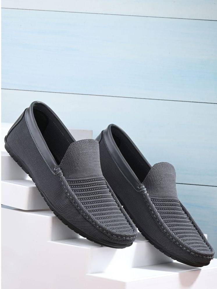 Prolific Grey Men's Slip-on Shoes     			Prolific Grey Men's Slip-on Shoes