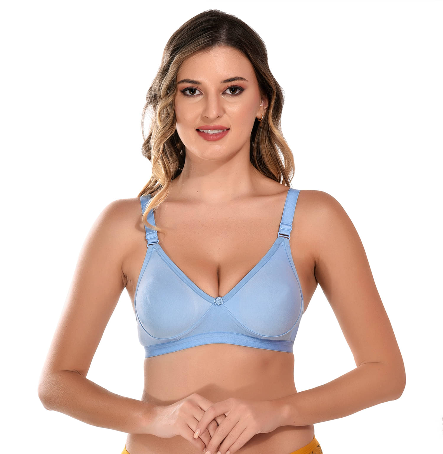 Viral Girl Cotton Non Padded Women's T-Shirt Bra ( Blue ) VM-JANNAT-SKYBLUE Viral Girl Cotton Non Padded Women's T-Shirt Bra ( Blue ) VM-JANNAT-SKYBLUE