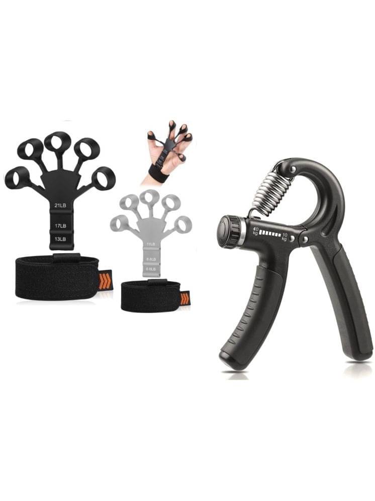 HORSE FIT R Shape Adjustable Counter Hand Gripper, With Finger Exerciser Gripper For Veins|Gym Equipment|Hand Exercise Equipment For Men & Women Gym Equipment HORSE FIT R Shape Adjustable Counter Hand Gripper, With Finger Exerciser Gripper For Veins|Gym Equipment|Hand Exercise Equipment For Men & Women Gym Equipment