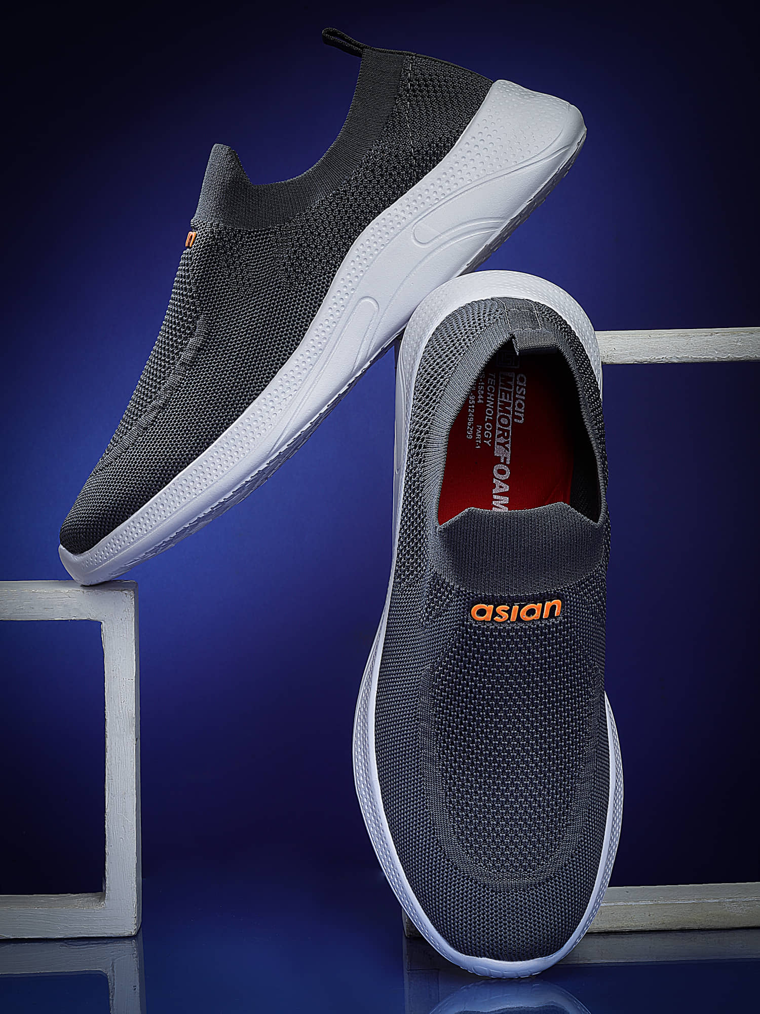 ASIAN Gray Men's Sports Running Shoes - Sports Shoes | Buy online on ZillyBuy
