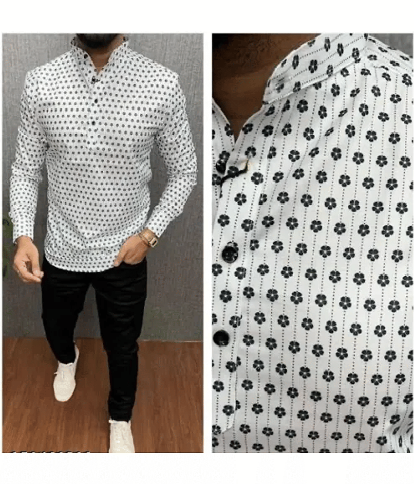 BOUGHT FIRST Black Cotton Blend Men's Shirt Style Kurta ( Pack of 1 ) - Kurtas & Kurta Sets | Buy online on ZillyBuy