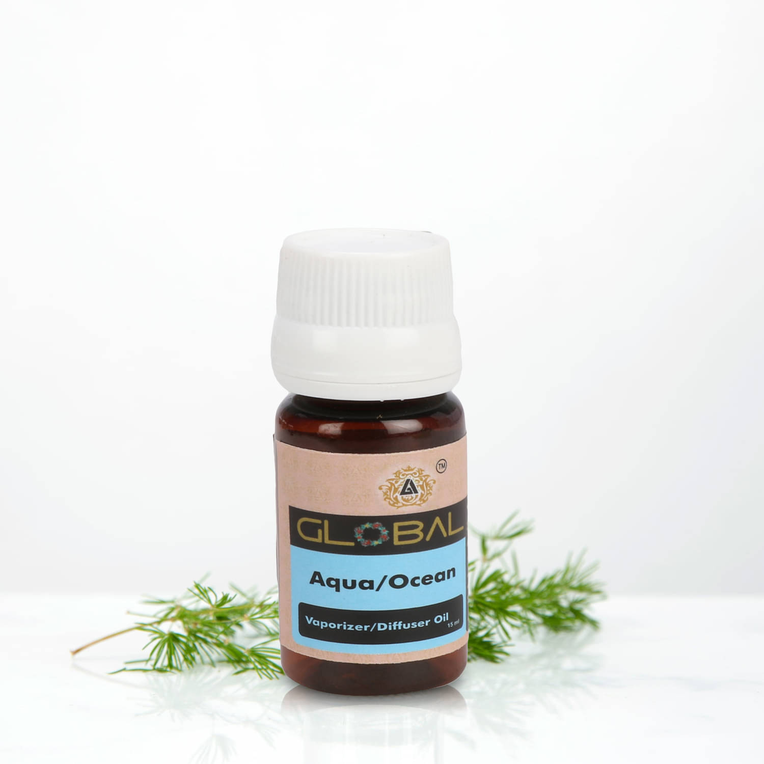 GLOBAL AROMA AQUA-OCEAN Fragrance Aroma Diffusers Oil - 15 ML GLOBAL AROMA AQUA-OCEAN Fragrance Aroma Diffusers Oil - 15 ML