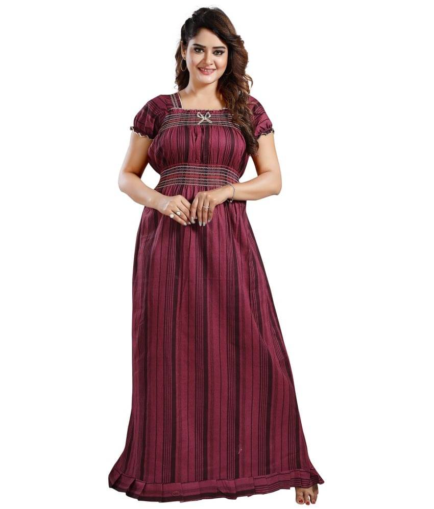 INNER BEATS Multicolor Cotton Blend Women's Nightwear Nightsuit Sets ( Pack of 1 ) INNER BEATS Multicolor Cotton Blend Women's Nightwear Nightsuit Sets ( Pack of 1 )