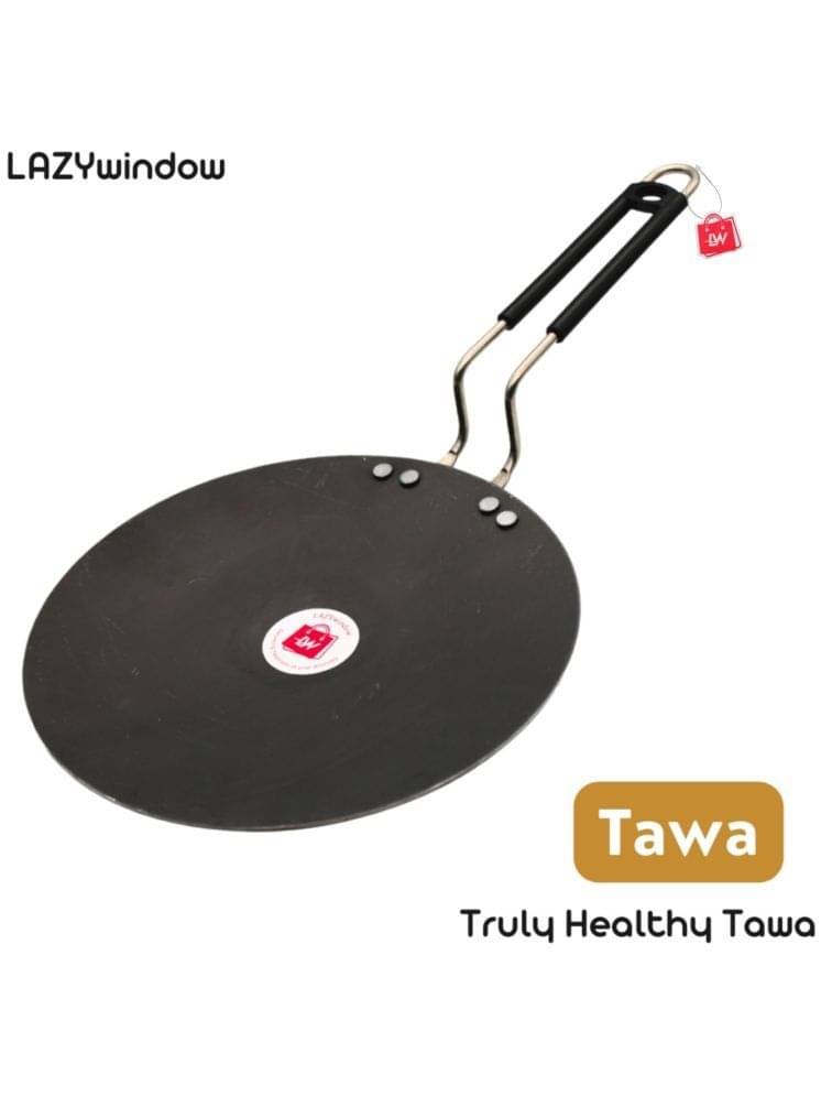     			LAZYWINDOW Iron Flat Tawa ( Pack of 1 )