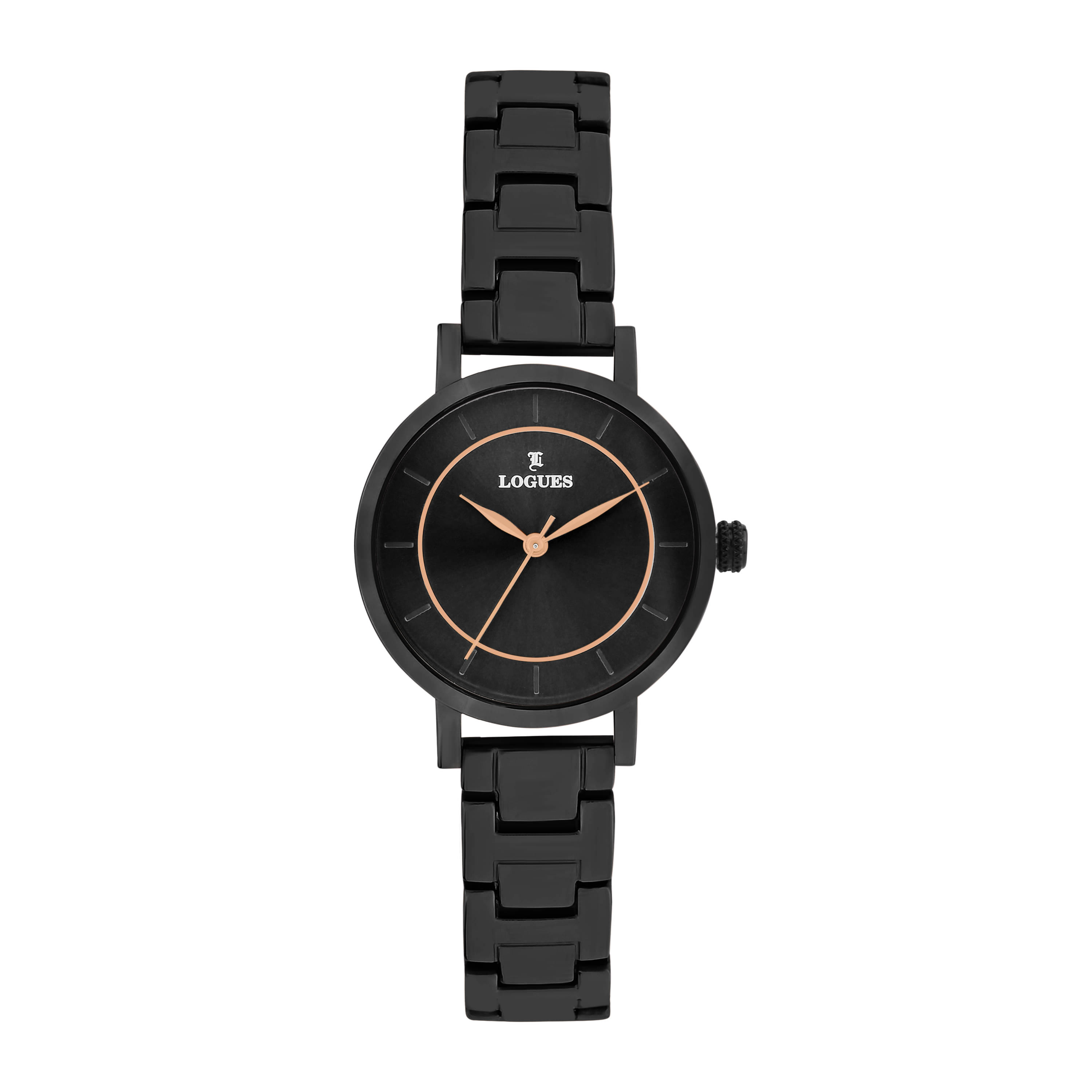 LOGUES WATCHES Analog Black Dial Women'S Watch | L E 796 Nm-03 | 3 ATM Water Resistant     			LOGUES WATCHES Analog Black Dial Women'S Watch | L E 796 Nm-03 | 3 ATM Water Resistant