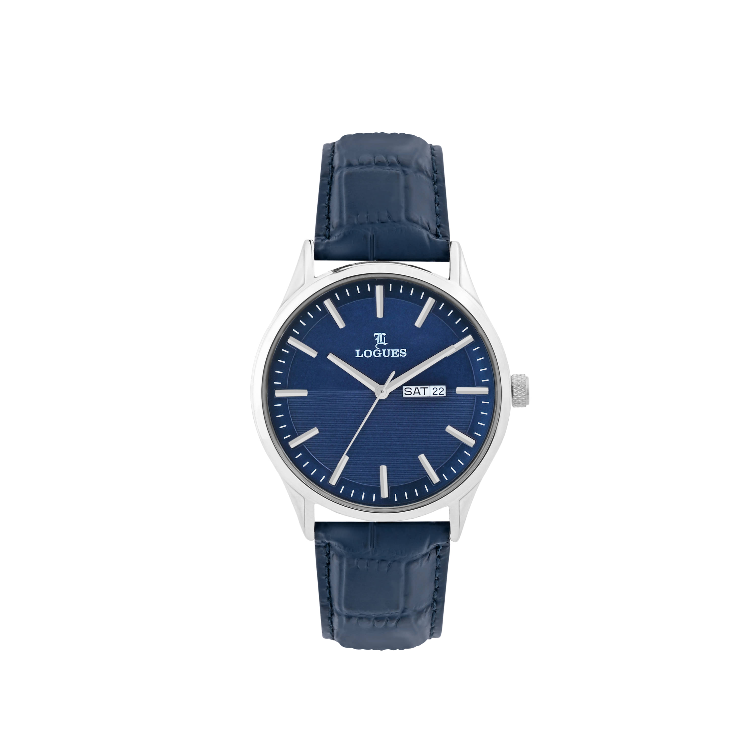 LOGUES WATCHES Analog Blue Dial Men'S Watch | G 4143 Sld-04 | 3 ATM Water Resistant LOGUES WATCHES Analog Blue Dial Men'S Watch | G 4143 Sld-04 | 3 ATM Water Resistant