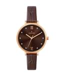 LOGUES WATCHES Analog Brown Dial Women'S Watch | litres E 685 Wl-05 | 3 ATM Water Resistant