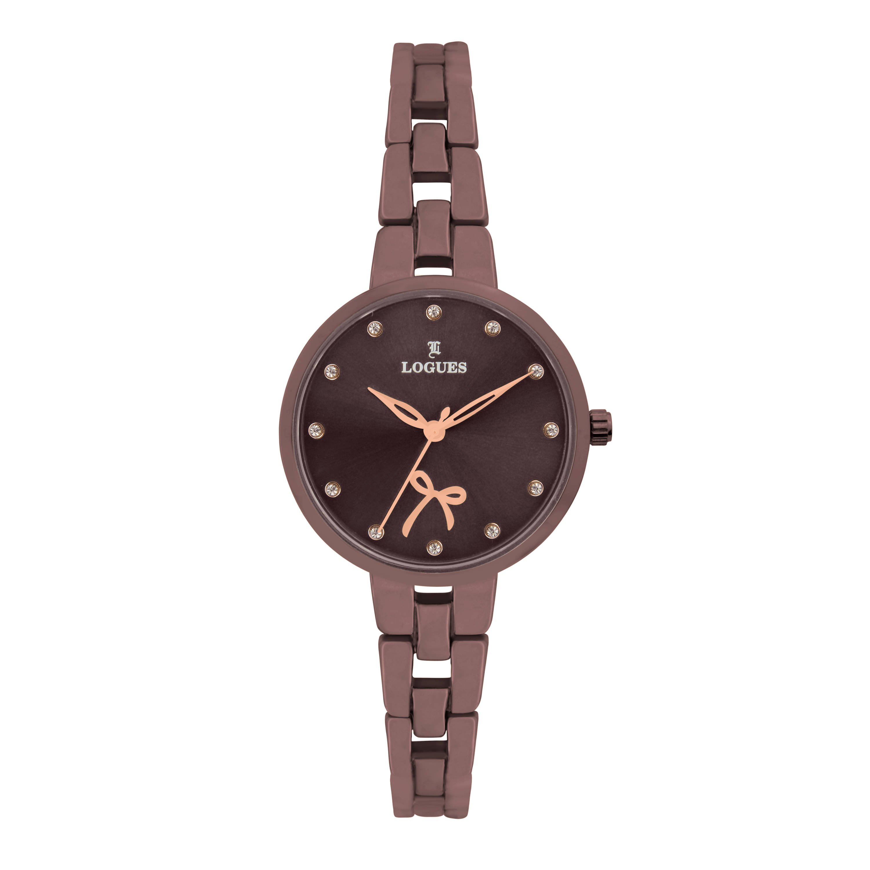 LOGUES WATCHES Analog Brown Dial Women'S Watch | L E 799 Cm-05 | 3 ATM Water Resistant LOGUES WATCHES Analog Brown Dial Women'S Watch | L E 799 Cm-05 | 3 ATM Water Resistant