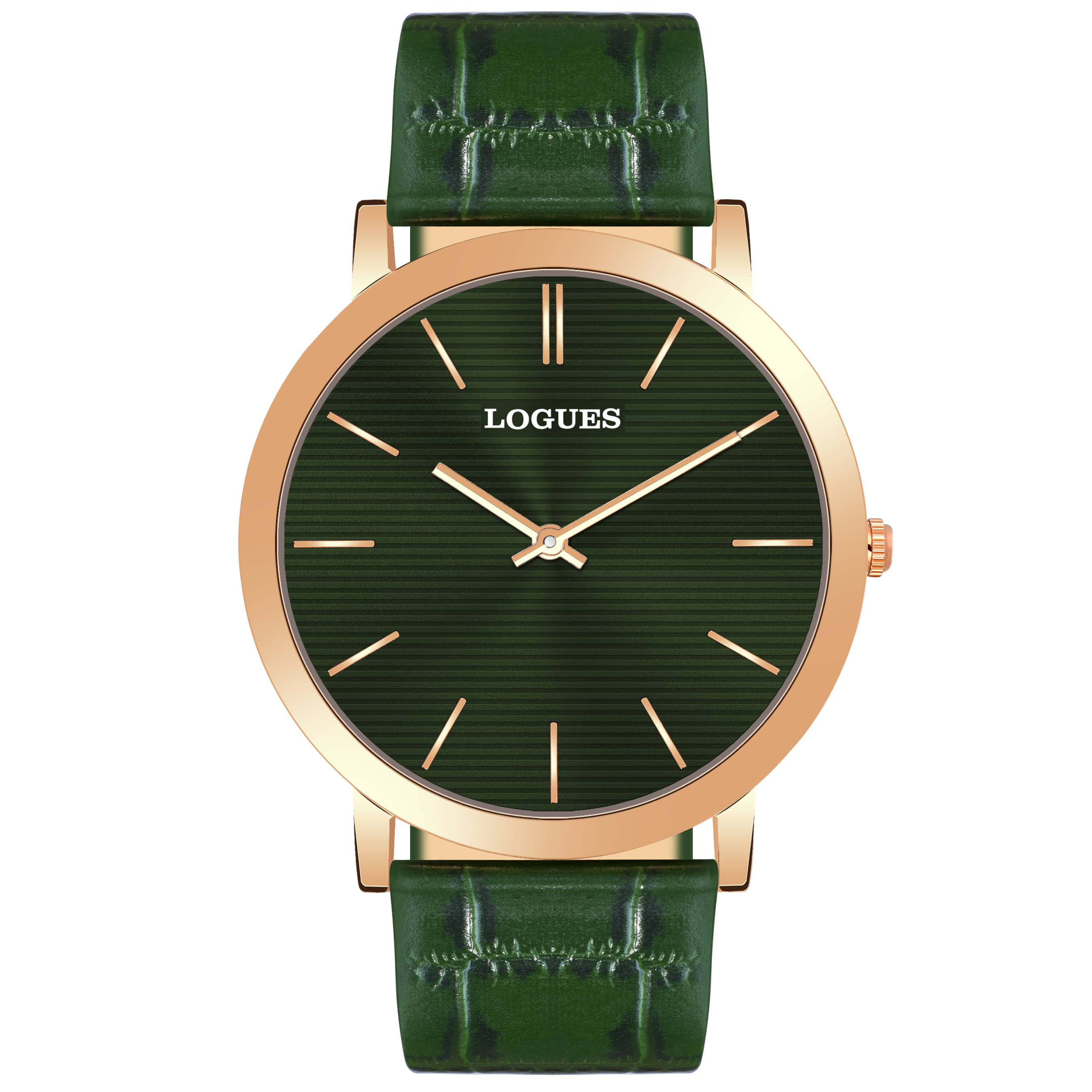     			LOGUES WATCHES Analog Green Dial Men'S Watch | G 1457 Wl-10 | 3 ATM Water Resistant