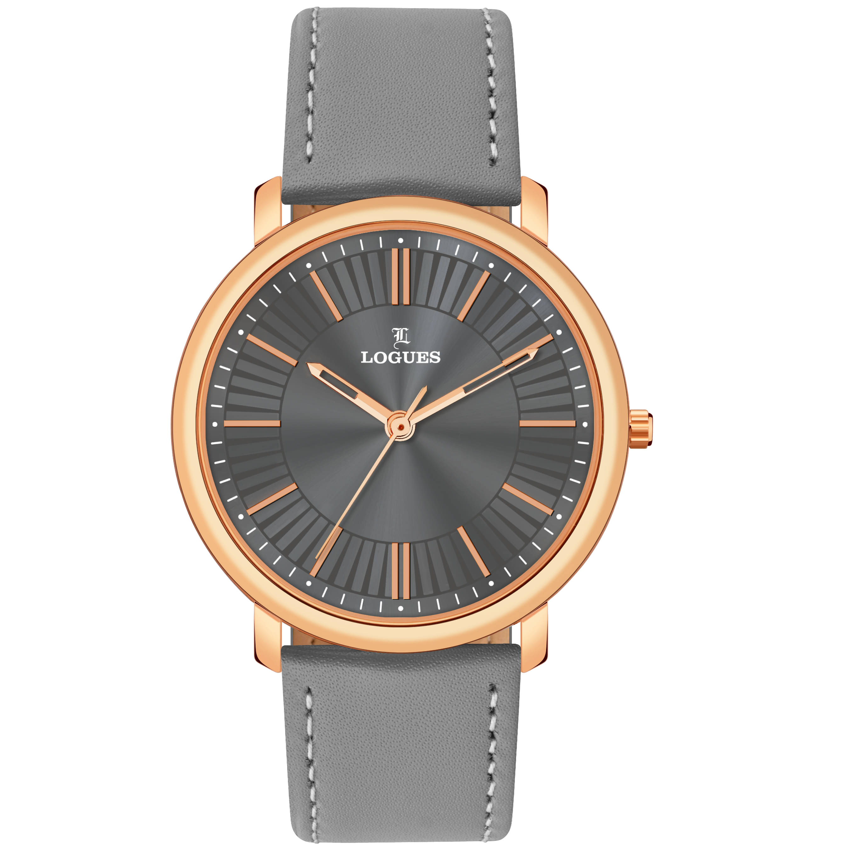 LOGUES WATCHES Analog Grey Dial Men'S Watch | G E 858 Wl-27 | 3 ATM Water Resistant     			LOGUES WATCHES Analog Grey Dial Men'S Watch | G E 858 Wl-27 | 3 ATM Water Resistant