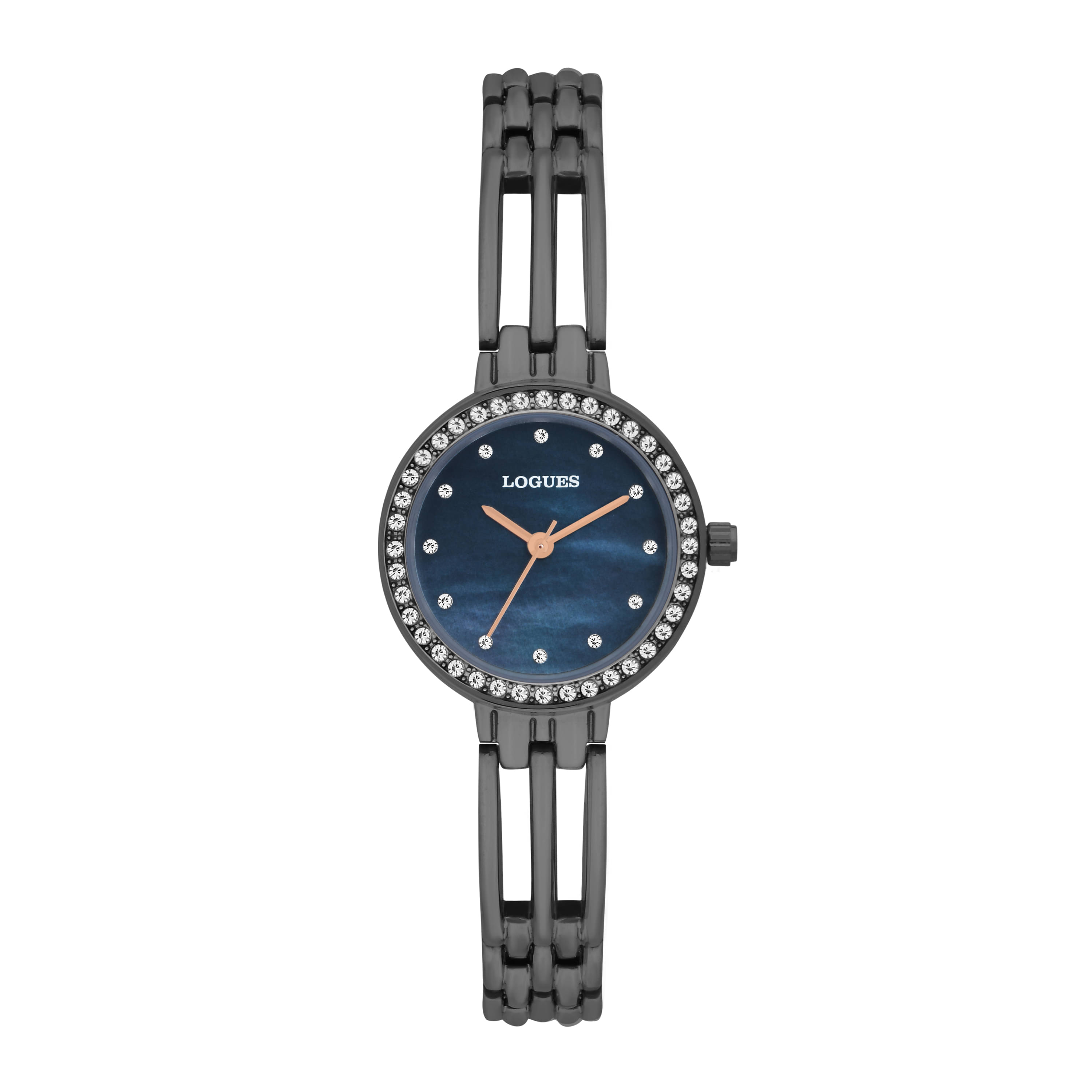     			LOGUES WATCHES Analog Blue Dial Women'S Watch | L 6180 Qm-04 | 3 ATM Water Resistant