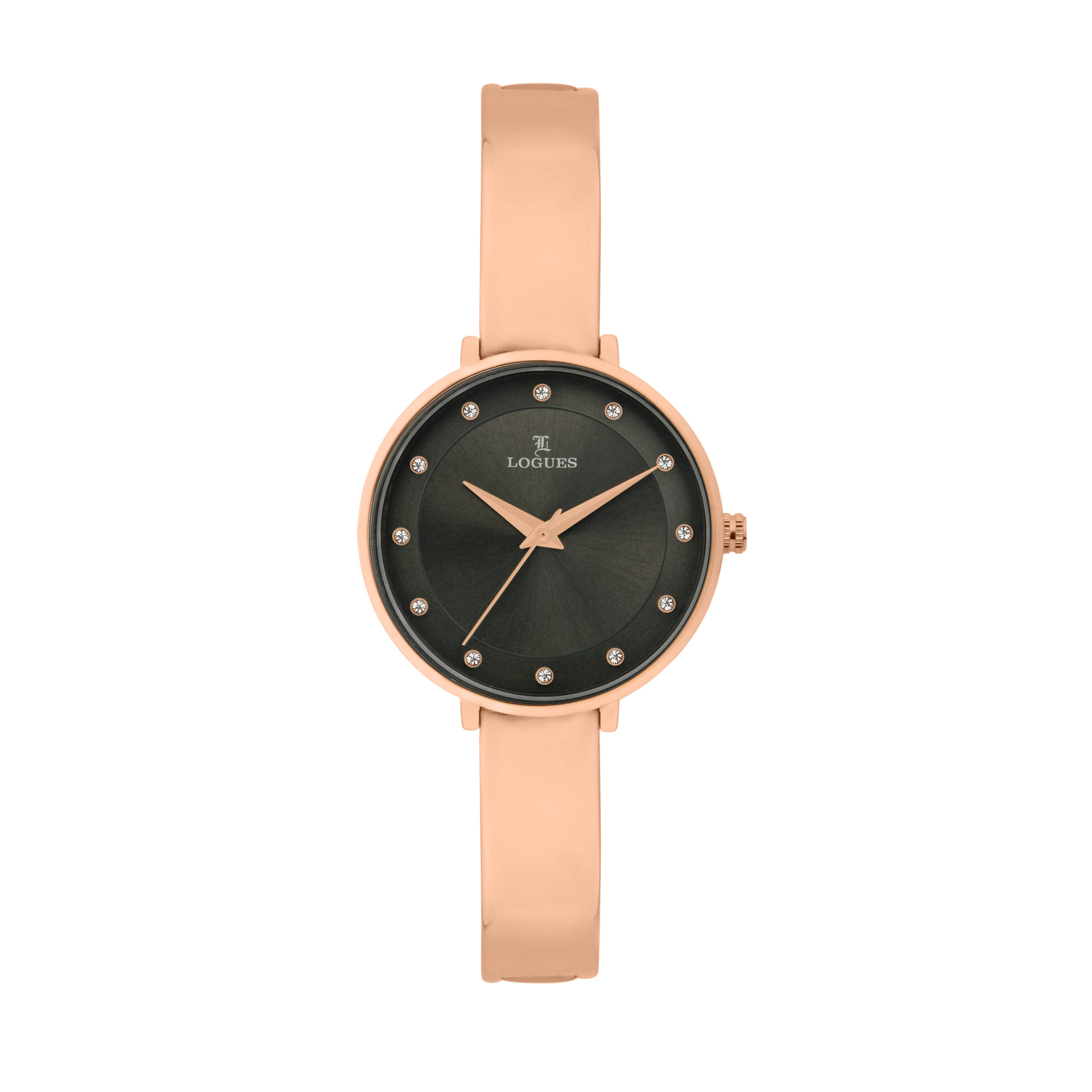 LOGUES WATCHES Analog Grey Dial Women'S Watch | L 6179 Wm-27 | 3 ATM Water Resistant LOGUES WATCHES Analog Grey Dial Women'S Watch | L 6179 Wm-27 | 3 ATM Water Resistant