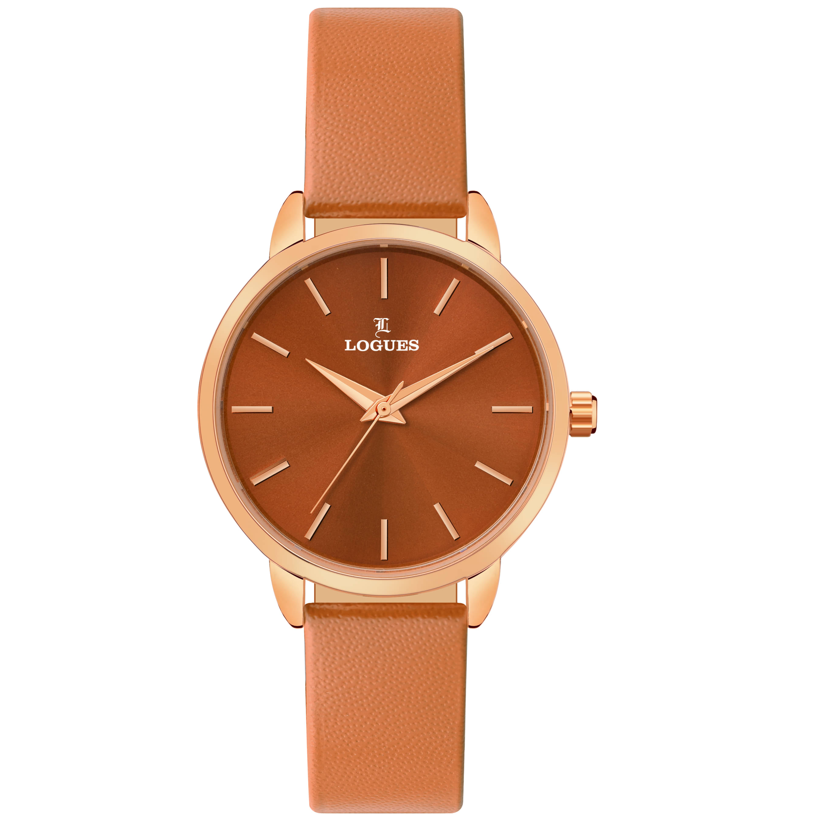 LOGUES WATCHES Analog Brown Dial Women'S Watch | L E 686 Wl-05 | 3 ATM Water Resistant LOGUES WATCHES Analog Brown Dial Women'S Watch | L E 686 Wl-05 | 3 ATM Water Resistant