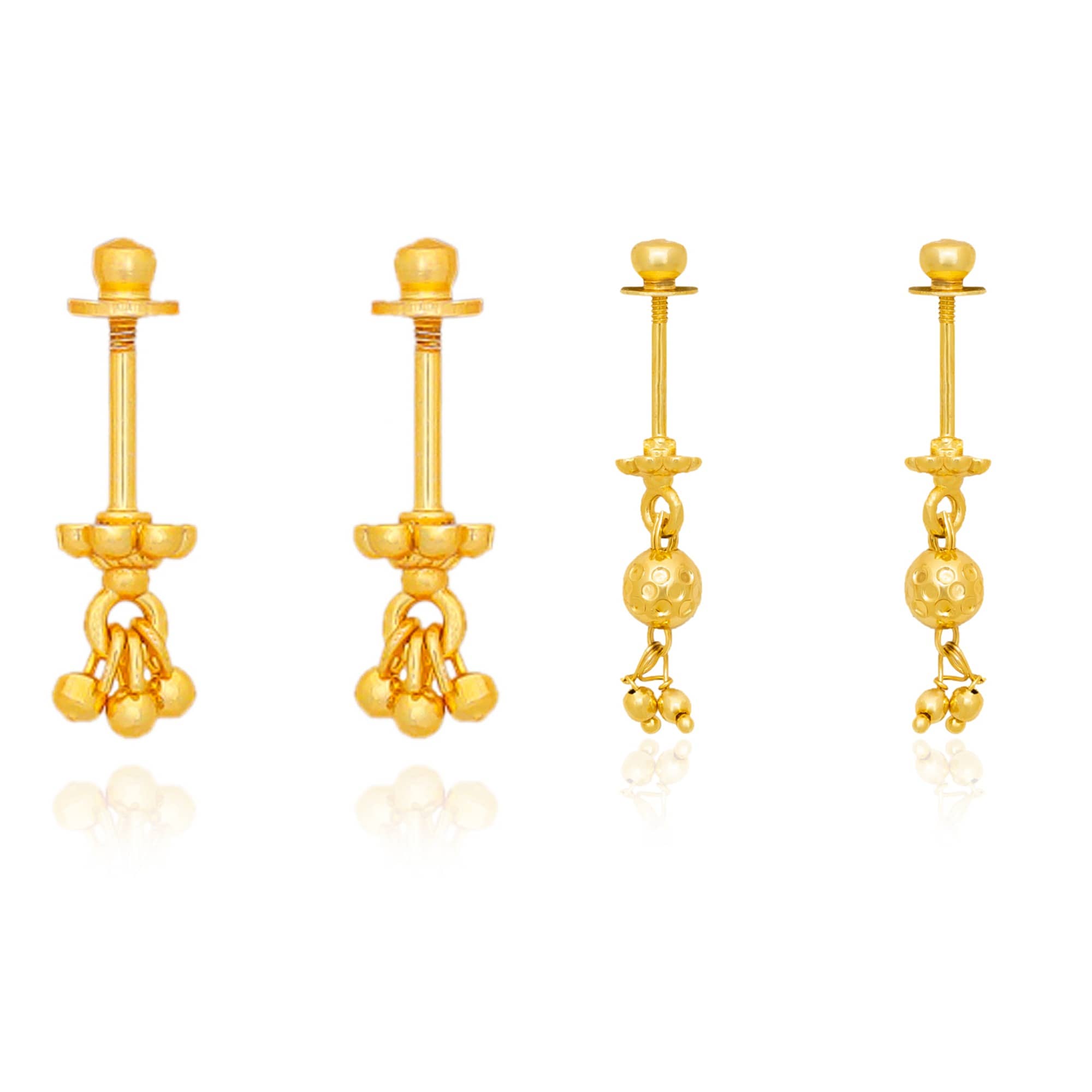 LUV FASHION Gold EarCuff Earrings ( Pack of 2 ) - Earrings | Buy online on ZillyBuy